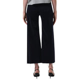 Lyra Wide Leg Crop Corduroy - Navy