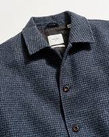 Bennet Overcoat - Navy Multi