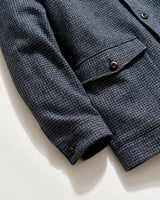 Bennet Overcoat - Navy Multi