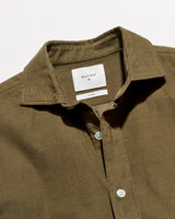 Billy Reid Corduroy Cedar Shirt - Olive
