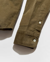 Billy Reid Corduroy Cedar Shirt - Olive