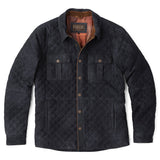 Madison Creek Franklin Waxed Goat Suede Jacket - Navy
