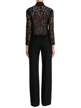 The Lace Salon Top - Black