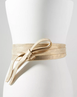 ADA Wrap Leather Belt - Gold