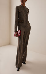 Lafayette 148 New York Lafayette Pant - Olive Multi