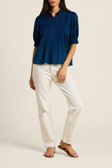 Jess Blouse Laguna Navy
