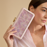 Brackish Le Marais Clutch - Pink / Pink Peacock