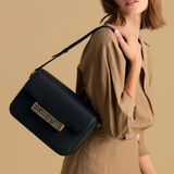 Brackish Oxford Handbag - Black / Guinea