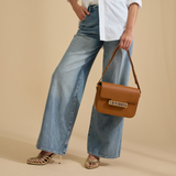 Brackish Oxford Handbag - Tan / Hackle Mix