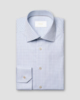 Contemporary Fit Check Supima 120 Dress Shirt - Oak Hall