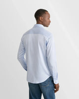 Filo di Scozia Jersey Shirt - Light Blue