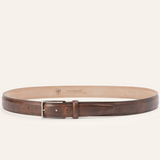 Italian Marbled Calf Belt - Pecan
