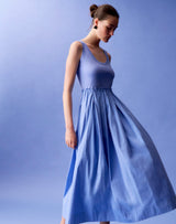 Sl Dress W/ Jersey Top