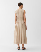 Hand Tucked Sl Maxi Dress