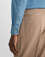 Denim Stretch Shirt - Mid Blue