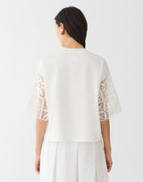 Embroidered Sleeve Top - Oak Hall