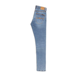 Nudie Jeans Lean Dean in Lost Orange - side view