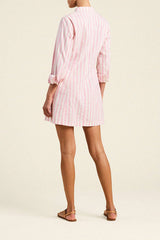 Marina Dress Pink Stripe - Oak Hall