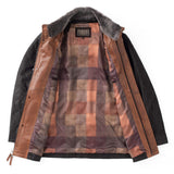 Madison Creek Rainier Waxed Goat Suede Jacket - Chocolate