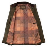 Madison Creek Ridgeland Quilted Goat Suede Vest - Dark Olive