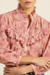 Vianne Blouse - Rosewater Bloom