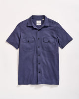 Short-Sleeve Hemp Cotton Knit Shirt - Oak Hall