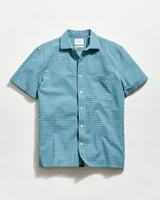 Short Sleeve Check Dobby Treme Shirt - Oak Hall