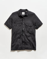 Short-Sleeve Hemp Cotton Knit Shirt - Oak Hall