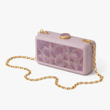 Brackish Le Marais Clutch - Pink / Pink Peacock