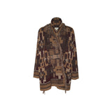 Jair Cardigan - Dark Java/Burgundy Multi