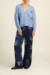 Esra Cardigan Sweater - Pewter