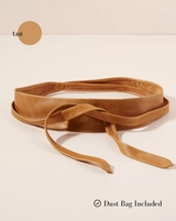 ADA Wrap Leather Belt - Tan