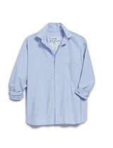Oona Continuous Sleeve Button-Up Shirt - French Blue