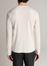 Cotton Rib Long Sleeve Henley
