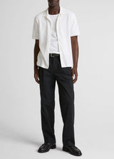 Mesh Knit Short Sleeve Cabana Shirt - Oak Hall