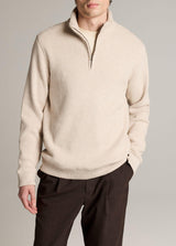 Brushed Waffle Qtr Zip