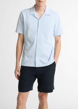 Seersucker Stripe Short Sleeve Cabana Shirt - Oak Hall