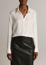 Dbl Collar L/S Shirt W/ Hidden Plkt