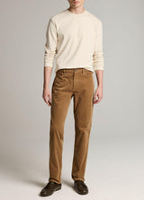 Peached Face Jersey Long Sleeve Crew