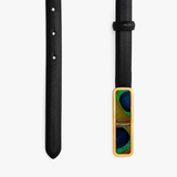 Brackish Bow Tie ACE Basin Abby Belt - Black/Peacock Eye