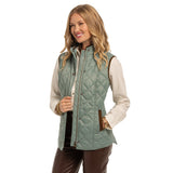 Madison Creek Vista Quilted Vest - Topaz