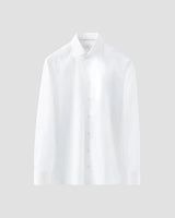 Eton Slim Fit Elevated Twill Dress Shirt - White