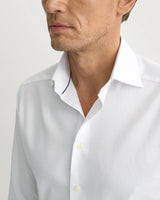 Eton Contemporary Fit Signature Twill Dress Shirt - White