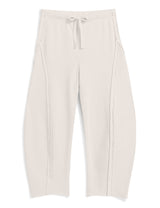 Bibi Barrel Leg Sweatpant - Vintage White