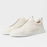 Triple Stitch Deerskin Sneaker - Oak Hall