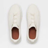 Triple Stitch Deerskin Sneaker - Oak Hall