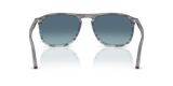 Persol PO3392S Sunglasses - Striped Grey Gradient Blue