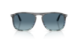 Persol PO3392S Sunglasses - Striped Grey Gradient Blue