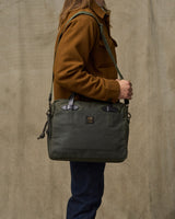 Filson Tin Cloth Compact Briefcase Otter Green