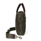 Filson Tin Cloth Compact Briefcase Otter Green